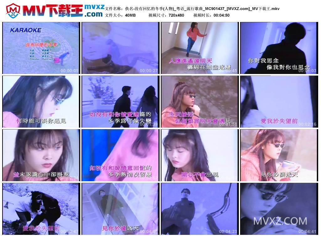 佚名-没有回忆的冬季(人物)_粤语_流行歌曲_MC901437